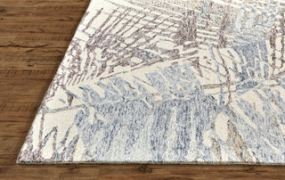 Feizy Rhett I8069 Blue/Ivory Area Rug Corner 