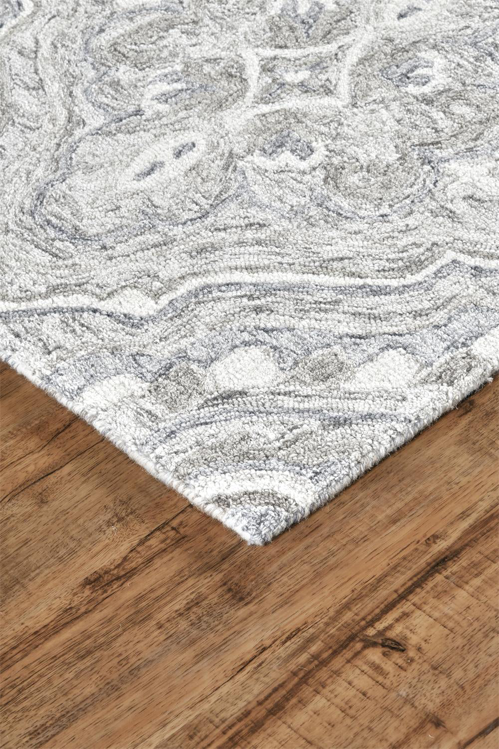 Feizy Rhett I8072 Brown/Gray Area Rug Lifestyle Image Feature