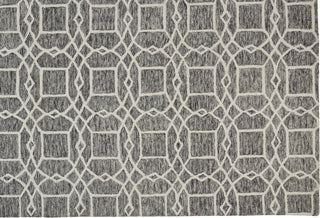 Feizy Rhett I8074 Charcoal Area Rug Corner Image