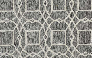 Feizy Rhett I8074 Charcoal Area Rug Close Up 