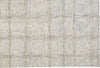 Feizy Belfort 8668F Ivory/Gray Area Rug Corner Image with Rug Pad