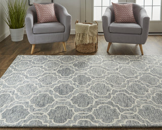 Feizy Belfort 8775F Gray/Ivory Area Rug Lifestyle Image