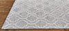 Feizy Belfort 8775F Gray/Ivory Area Rug Pattern Image