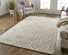 Feizy Belfort 8775F Light Gray Area Rug Lifestyle Image Feature