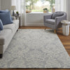 Feizy Belfort 8776F Blue/Ivory Area Rug Lifestyle Image Feature