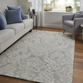 Feizy Belfort 8776F Blue/Ivory Area Rug Lifestyle Image