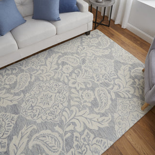 Feizy Belfort 8776F Blue/Ivory Area Rug Lifestyle Image