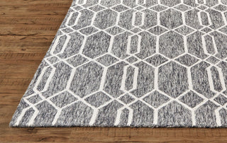 Feizy Belfort 8777F Gray/Ivory Area Rug Corner Image