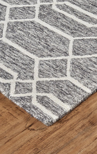 Feizy Belfort 8777F Gray/Ivory Area Rug Lifestyle Image