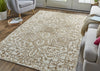 Feizy Belfort 8778F Ivory/Brown Area Rug Lifestyle Image Feature