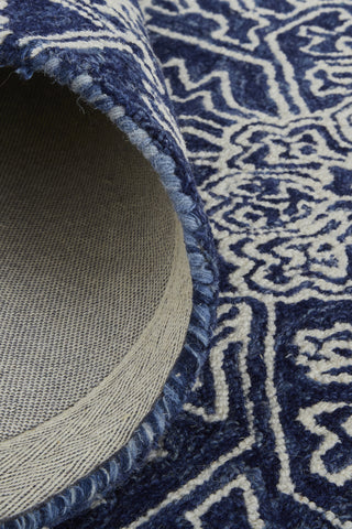 Feizy Belfort 8778F Navy Area Rug Detail Image