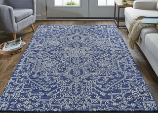 Feizy Belfort 8778F Navy Area Rug Lifestyle Image