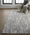 Feizy Dryden 8786F Gray/Silver Area Rug Lifestyle Image Feature