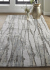 Feizy Dryden 8789F Gray/Silver Area Rug Lifestyle Image