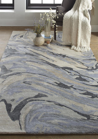 Feizy Dryden 8790F Blue/Beige Area Rug Lifestyle Image