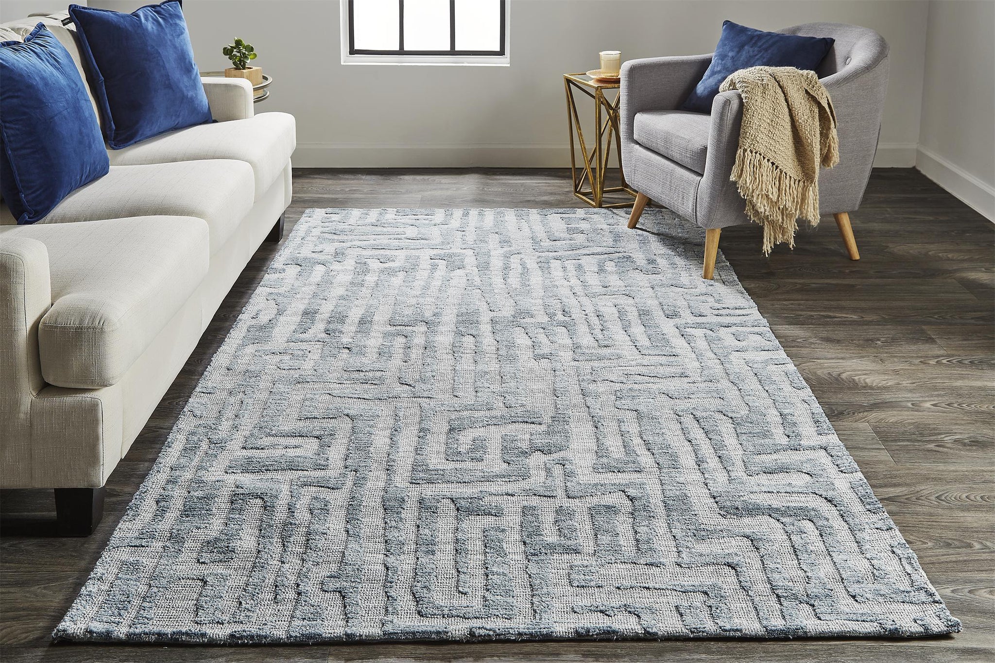 Feizy Colton 8794F Blue Area Rug β Incredible Rugs and Decor