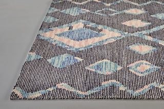 Feizy Brinker 8796F Gray/Blue Area Rug Corner Image