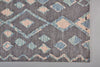 Feizy Brinker 8796F Gray/Blue Area Rug Corner Image with Rug Pad