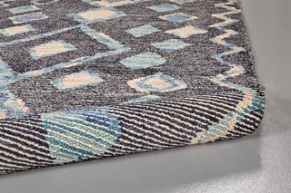 Feizy Brinker 8796F Gray/Blue Area Rug Detail Image