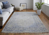 Feizy Caldwell 8108F Gray/Blue Area Rug Lifestyle Image