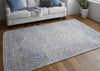 Feizy Caldwell 8108F Gray/Blue Area Rug Lifestyle Image