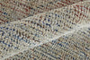 Feizy Caldwell 8127F Blue/Orange Area Rug Corner Image with Rug Pad