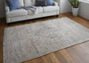 Feizy Caldwell 8127F Blue/Orange Area Rug Lifestyle Image