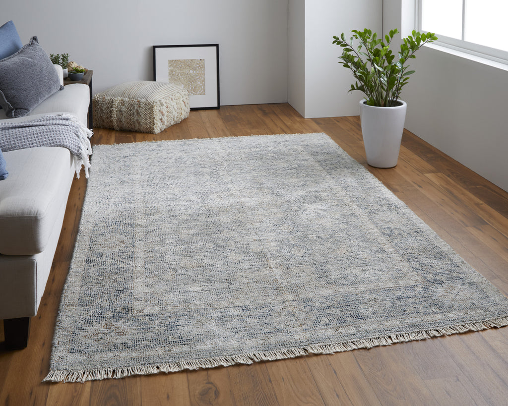 Feizy Caldwell 8799F Gray Area Rug Lifestyle Image Feature