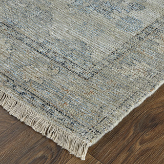 Feizy Caldwell 8801F Stone Area Rug Corner Image