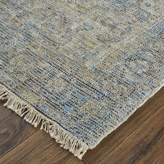 Feizy Caldwell 8802F Blue Area Rug Corner Image