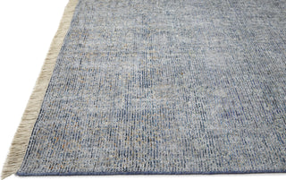 Feizy Caldwell 8803F Blue Area Rug Corner Image with Rug Pad