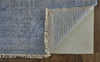 Feizy Caldwell 8804F Blue/Beige Area Rug Corner Image with Rug Pad