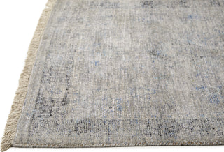 Feizy Caldwell 8805F Gray/Blue Area Rug Corner Image with Rug Pad