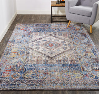 Feizy Armant 3904F Blue/Gray Area Rug Lifestyle Image