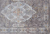Feizy Armant 3906F Gray/Blue Area Rug Detail Image