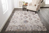 Feizy Armant 3910F Gray Area Rug Lifestyle Image Feature