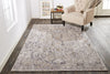Feizy Armant 3911F Gray Area Rug Lifestyle Image Feature