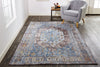 Feizy Armant 3912F Blue/Gray Area Rug Lifestyle Image Feature