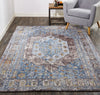 Feizy Armant 3912F Blue/Gray Area Rug Lifestyle Image