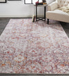 Feizy Armant 3946F Pink/Gray Area Rug Lifestyle Image