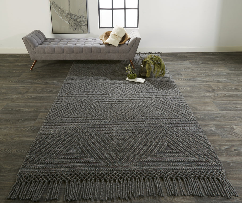 Feizy Phoenix 0810F Gray Area Rug Lifestyle Image Feature