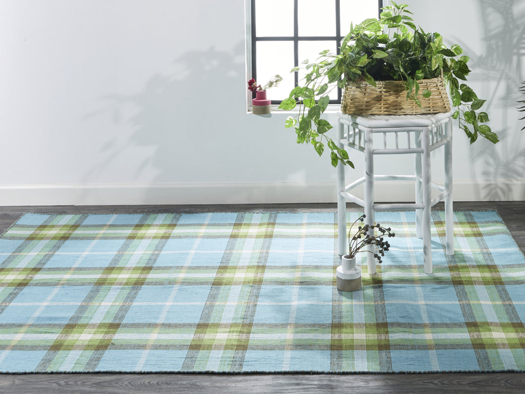 Feizy Crosby 0565F Blue/Green Area Rug Lifestyle Image Feature