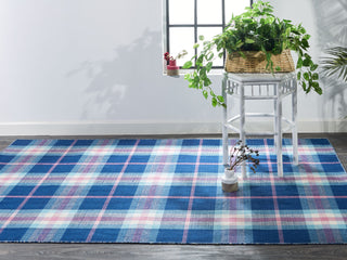 Feizy Crosby 0565F Blue/Pink Area Rug Lifestyle Image Feature