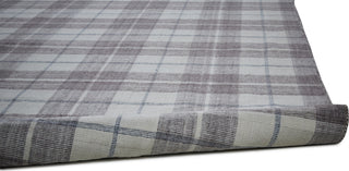 Feizy Crosby 0566F Ivory/Gray Area Rug Corner Image with Rug Pad