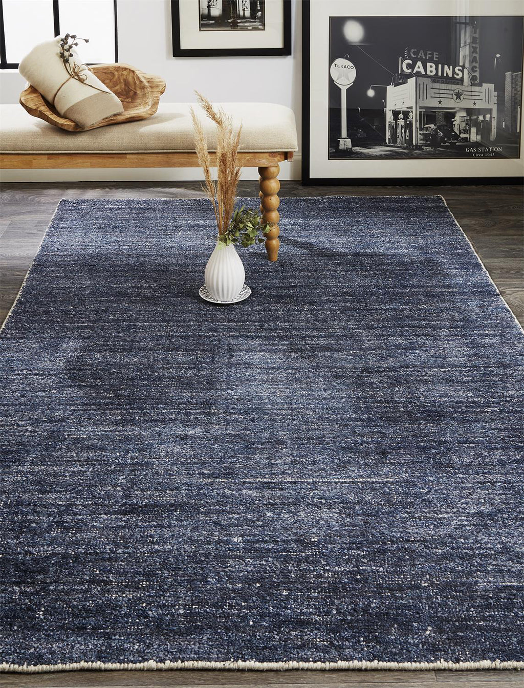 Feizy Delino 6701F Blue Area Rug Lifestyle Image Feature