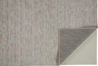 Feizy Delino 6701F Taupe Area Rug Corner Image