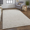 Feizy Delino 6701F Taupe Area Rug Lifestyle Image