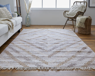 Feizy Beckett 0724F Tan/Gray Area Rug Lifestyle Image