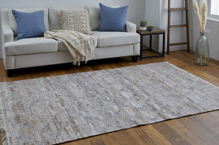 Feizy Beckett 0787F Beige/Gray Area Rug Lifestyle Image