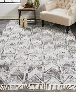 Feizy Beckett 0813F Gray Area Rug Lifestyle Image